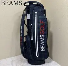 【新品未使用】BEAMS GOLF キャディバッグ ネイビー・チェック BEAMS GOLF スタンドキャディバッグ ネイビー・チェック - メルカリ