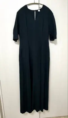 ボールジィ✴︎アセテートナイロンミラノリブ ハイウエストワンピース