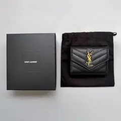 SAINT LAURENT 2つ折り財布 モノグラム マルチフォールドウォレット