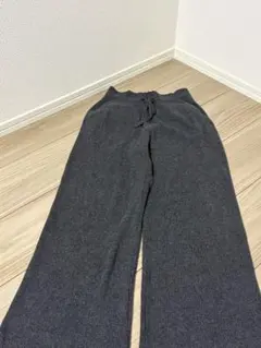 ユニクロ　ウォッシャブルニットリブパンツ　サイズM