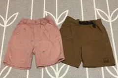 ユニクロ他　短パン　ショーパン　半ズボン　2点120 130