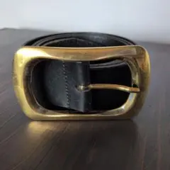 Dolce & Gabbana 黒レザーベルト