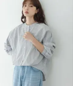 Sonny Lebel フロントタックバンドカラーシャツ