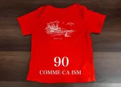 COMME CA ISM 90 Tシャツ 半袖 オレンジ
