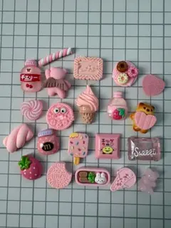 デコパーツアソートピンク