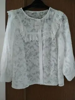 タグ付き❤INGNI イング レース ブラウス シアー