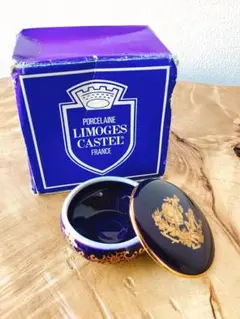 【Limoges】CASTELリモージュキャッスル陶器小物入れアクセサリーケースのサムネイル