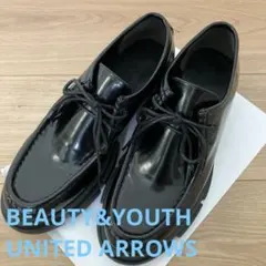 BEAUTY&YOUTH UNITED ARROWS ブラック厚底ローファー38のサムネイル