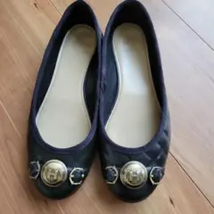 HUNTER ハンター　フラットシューズ　レインシューズ24cm 黒