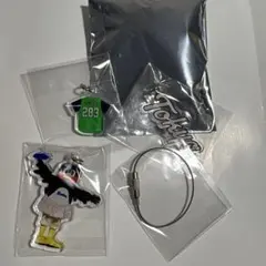 東京ヤクルトスワローズ　スワポン　3連アクリルキーホルダー　つばみ