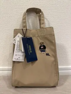 Polo Ralph Lauren ポロベア刺繍 2WAYバッグ（ベージュ） - メルカリ
