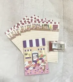 ディズニーチップ&デール レターセット【スタンプは未開封未使用】Disney
