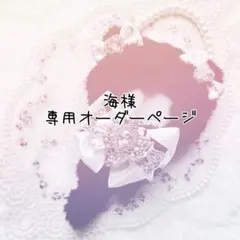 海様専用オーダーページ
