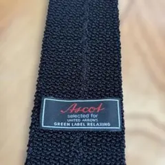 Ascot. Knits タイ　アローズ別注　黒のサムネイル