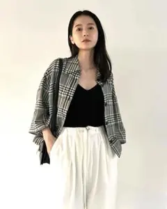 CLANE クラネ ループラインチェックシャツのサムネイル
