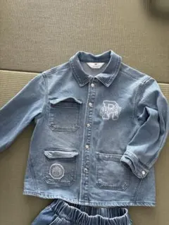 H&M キッズ デニム セットアップ 110cm