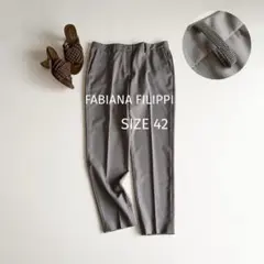 希少24SS ファビアナフィリッピ現行 クールウールシャツ モニーレ 38 