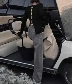 SHEIN クルーネックニット