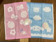 シナモン　マイメロ ハンドタオル　２枚セット