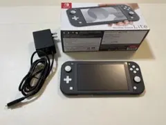 Nintendo Switch Lite グレー 本体　充電器付き