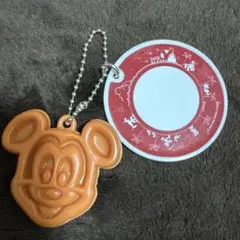 ディズニーランド　ミッキー　ディズニー　ワッフル　キーホルダー