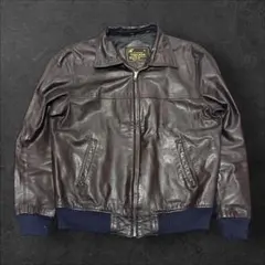 s*a様 本革 レザージャケット ブラック LL 短丈 牛革 ヴィンテージ Y2