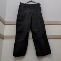Workman Colors ブラック Mサイズ ワイドカーゴパンツ撥水