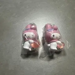 マイメロディ ミニフィギュア キーホルダー 2個セット