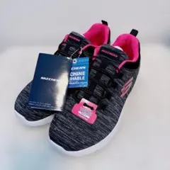 新品 スケッチャーズ 23cm レディース スニーカー ブラック/ピンク