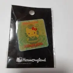 当時物 ハーモニーランド限定 パレードアクア ピンバッチ「ハローキティ」2007