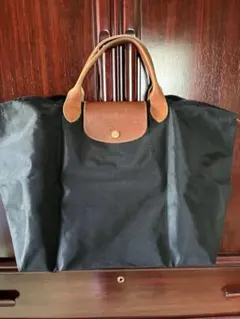 Longchamp黒　トートバッグのサムネイル