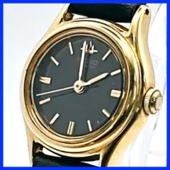 【稼働】SEIKO セイコー レディース クォーツ腕時計 ゴールド ブラック