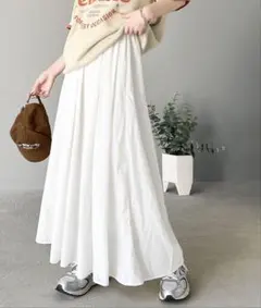 愛され、胸キュン。超軽量シルキータッチナイロンフレアスカート