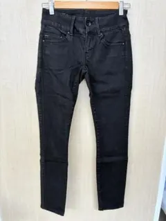 黒　ストレッチスキニーデニム　M