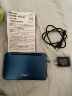 SHARP 電子辞書 Brain PW-SS7-K ネイビー - メルカリ