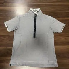 NICOLE CLUB FOR MEN ポロシャツ チェック柄 半袖　サイズ46のサムネイル
