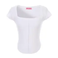 【 pnf 】 barbie squarneck line short topのサムネイル
