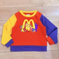 110 グラニフ マクドナルド トレーナー スウェット 長袖 キッズ コラボのサムネイル