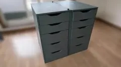 【9/21まで】IKEA ALEX アレクス グレーターコイズ 1個（写真左）