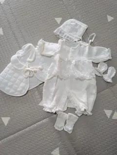 アカチャンホンポ ベビードレス セレモニードレス退院着 50-60cm