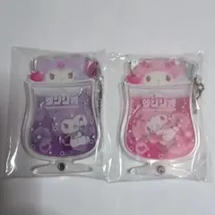 マイメロ　クロミ　カスタムアクリルチャーム