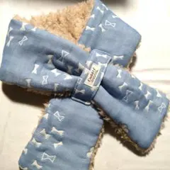 花☆6重ガーゼ＆ボアマフラー