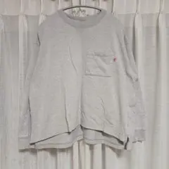 しまむらクロッシー アメリカンコットンスウェット LLXL 薄手トレーナーロンT