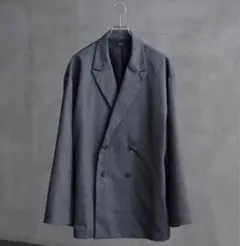 CALLNE ウールブレンドヘリンボーン ダブルジャケット　Mサイズ