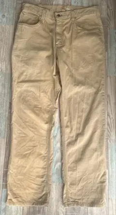 【古着】carhartt ベージュ　ズボン