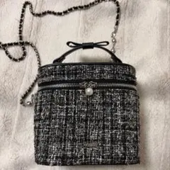 シャルマントサック charmantsac バニティ ツイード - メルカリ