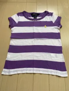 Polo Ralph Lauren 紫　フリル　Tシャツ