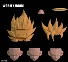 s.h.figuarts用 我儘の極意超サイヤ人3 ヘッドパーツ セットB - メルカリ