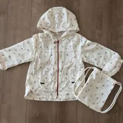 ZARA BABY チェリー柄 フード付きジャケット 104cmのサムネイル