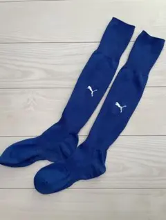 【お値下げ】サッカーソックス　プーマ　青